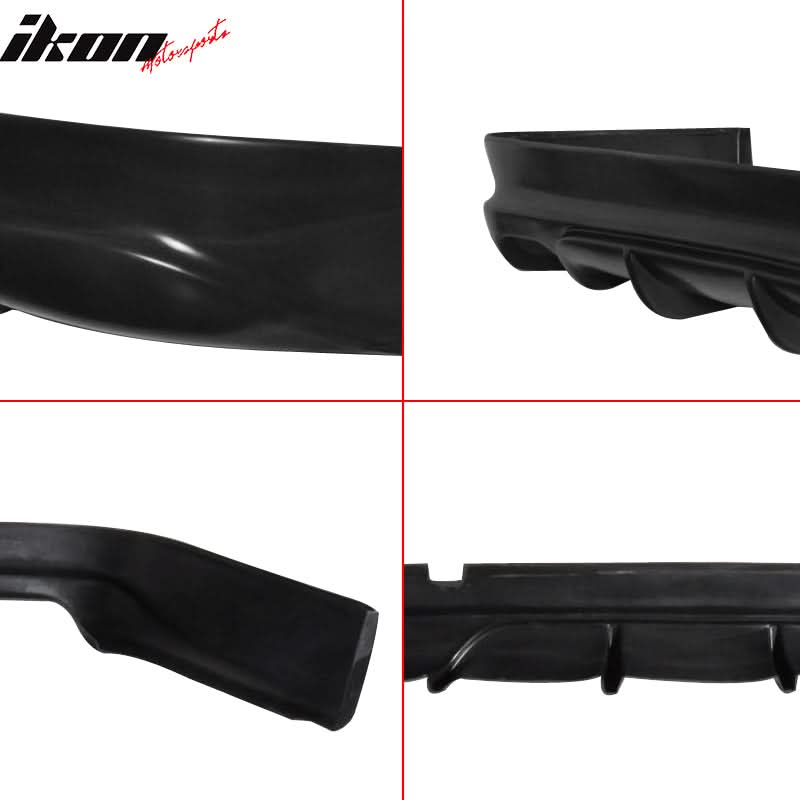 2005-2012 BMW E90 3-Series 4Dr Sedan Rear Bumper Lip Spoiler PU