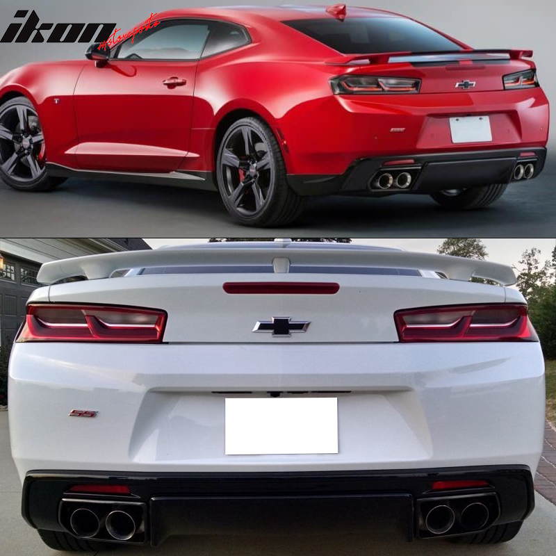 2016-2024 Chevy Camaro Unpainted PP Rear Bumper Lip Diffuser