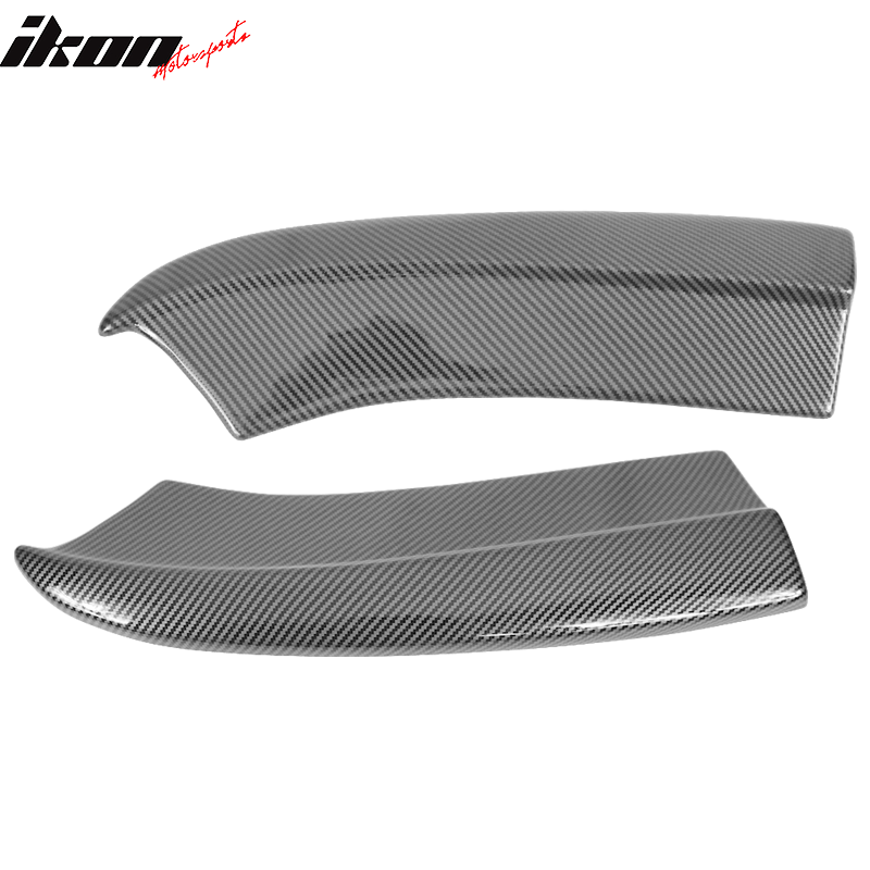 2015-2023 Dodge Charger CF Print Rear Bumper Lip Side Apron Spat 2PC