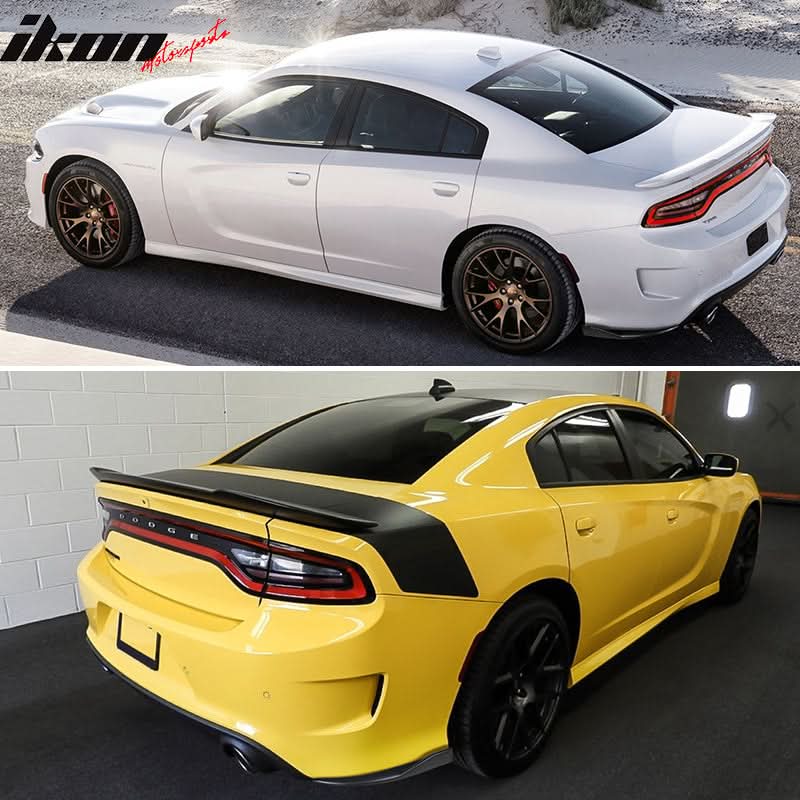 2015-2023 Dodge Charger Rear Diffuser V2 Side Lip Clear LED Brake Lamp