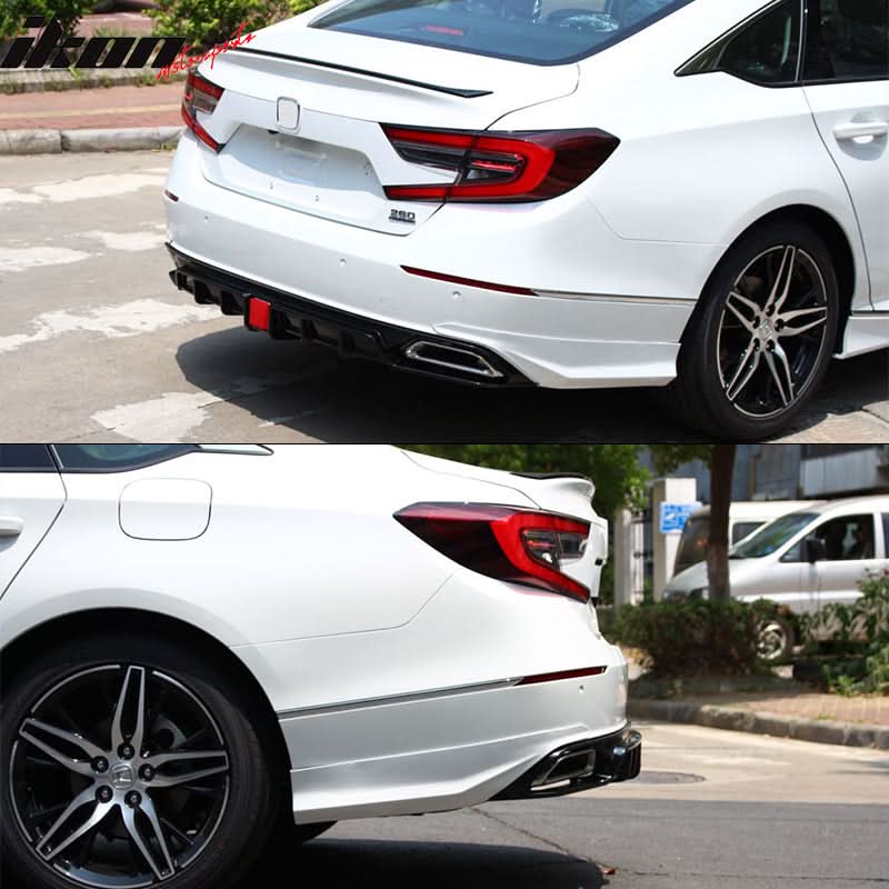 2018-2022 Honda Accord IKON V2 Rear Bumper Aprons PP