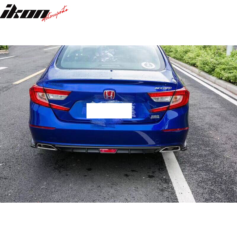 2018-2022 Honda Accord OE Style Unpainted Rear Bumper Splitters PP