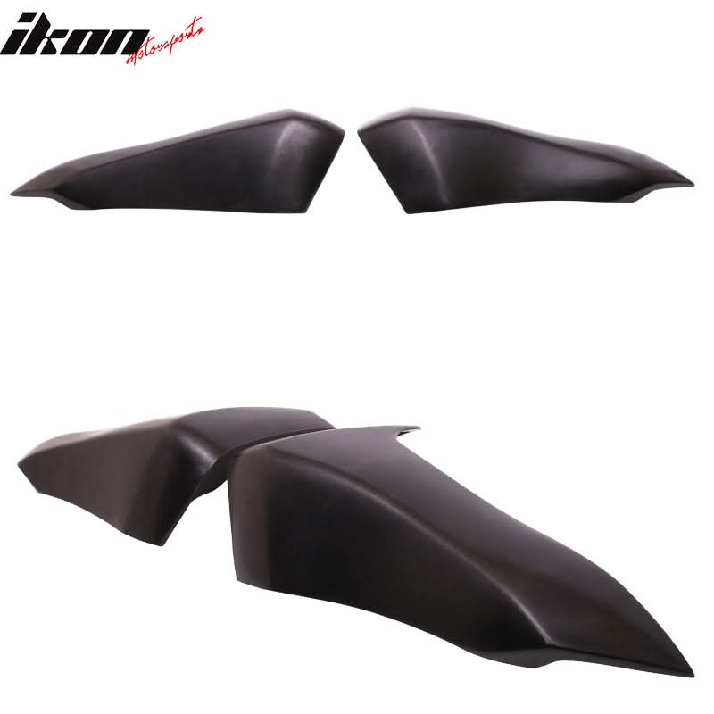 2009-2019 Nissan 370Z Rear Bumper Lip Splitter Side Aprons PU 2PC