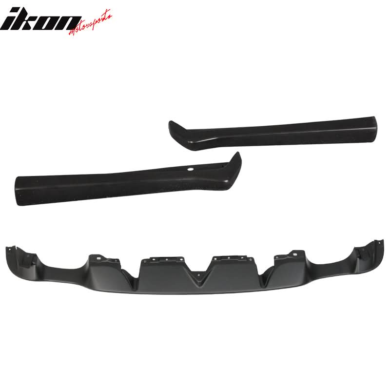 2013-2020 Scion FRS OEM Style Unpainted Black Rear Diffuser Aprons ABS