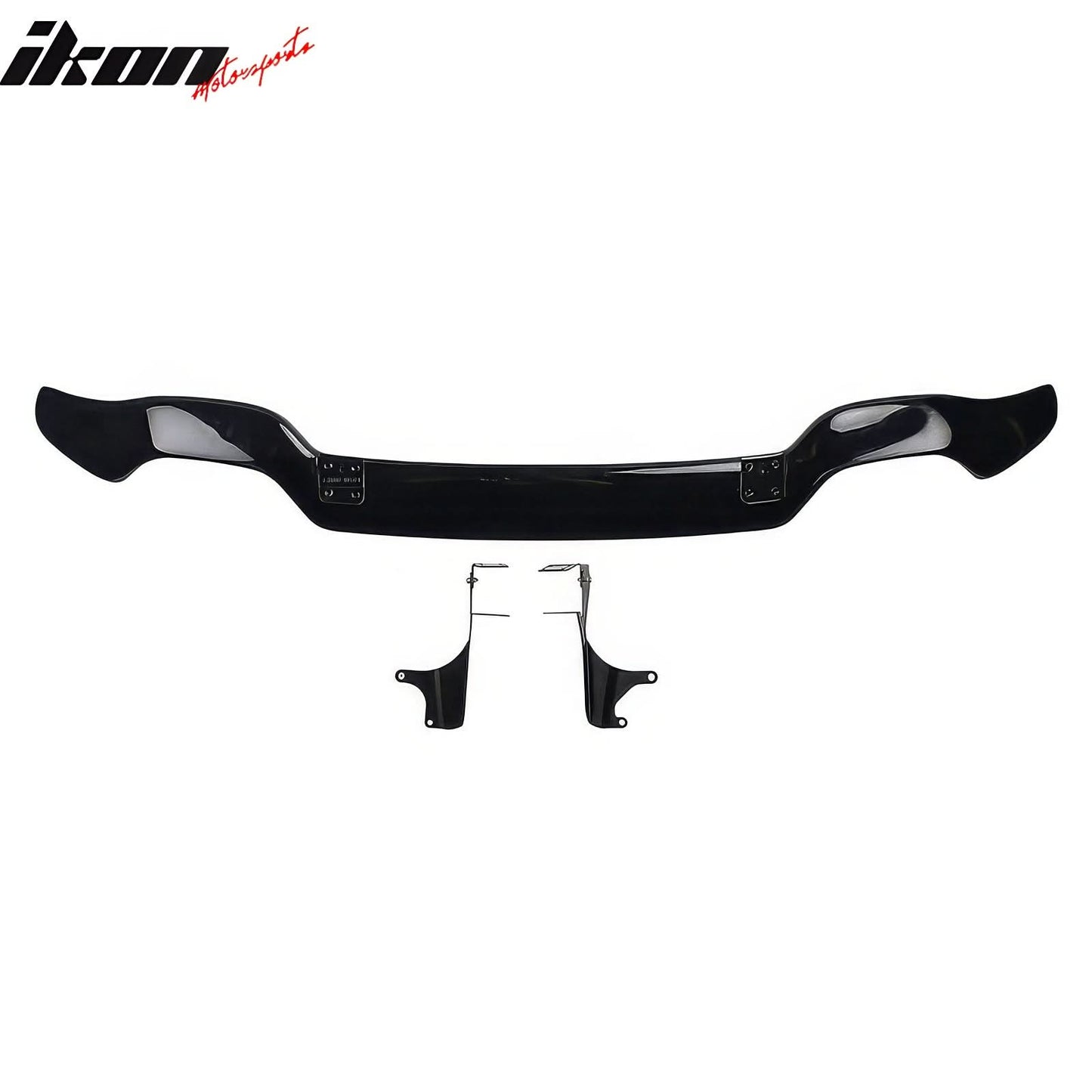 2008-2014 Subaru Impreza STI Gloss Black Rear Bumper Diffuser Lip ABS