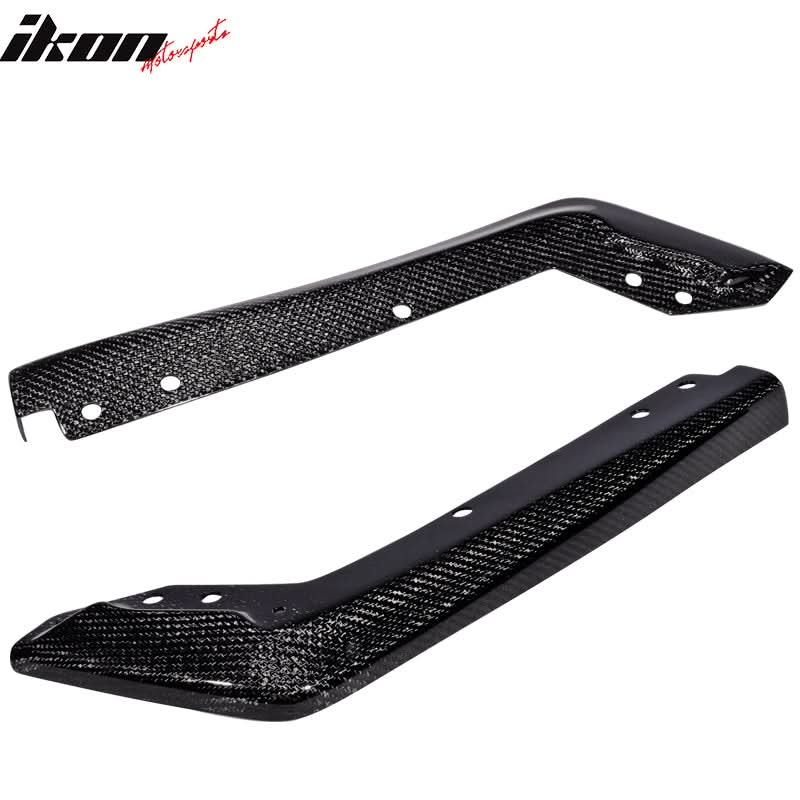 2015-2021 Subaru WRX STI Style Rear Bumper Apron Splitters CF
