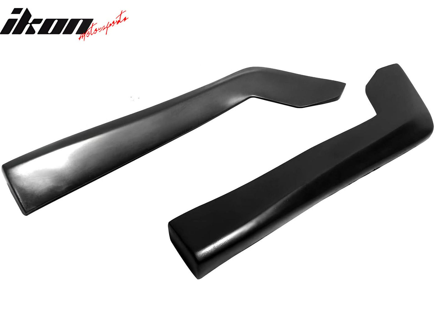 Universal 14" x 7" DT Style Rear Lip Side Corner Aprons Canard Cap PU