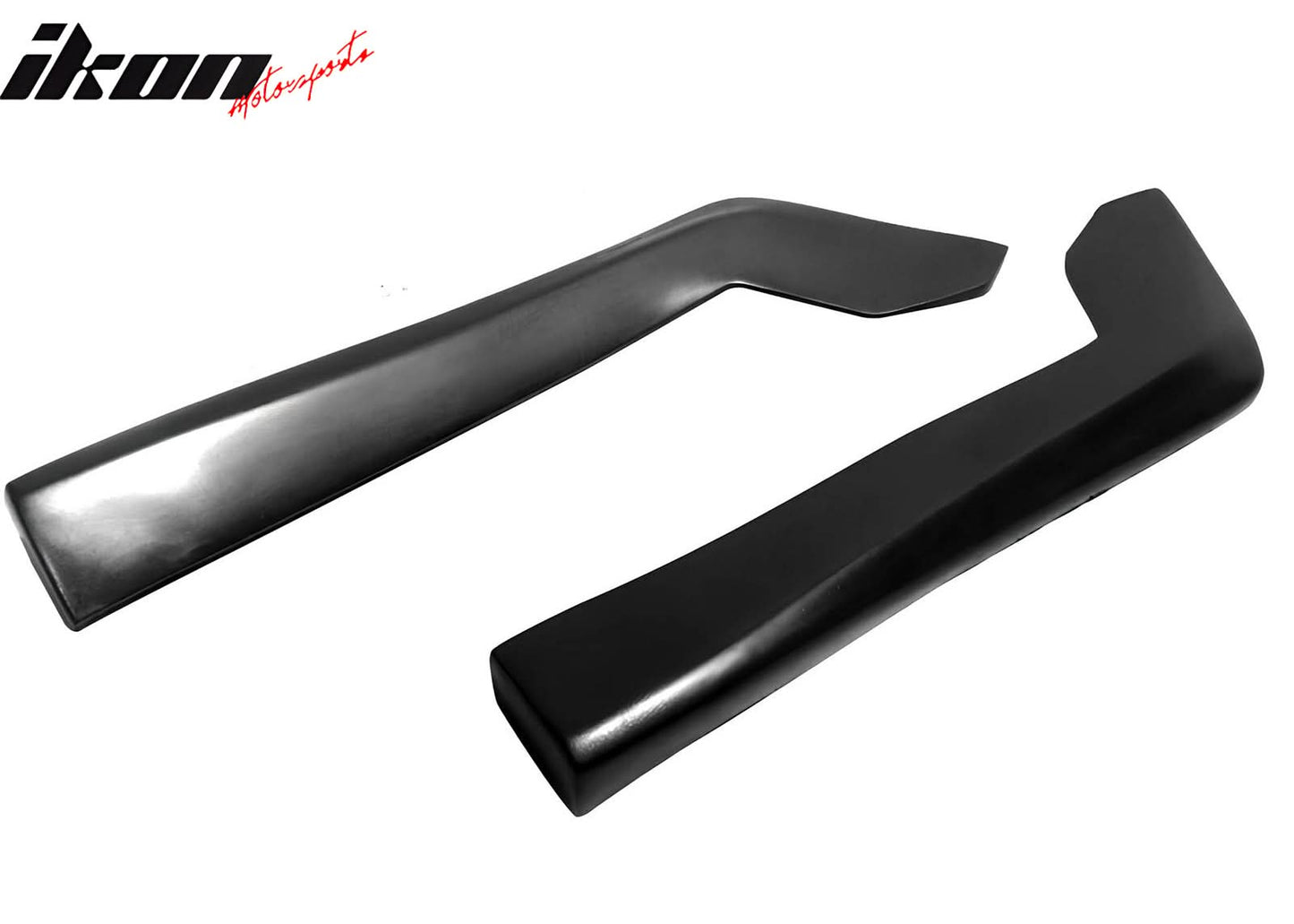 Universal 17" x 7" DT Style Rear Lip Side Corner Aprons Canard Caps