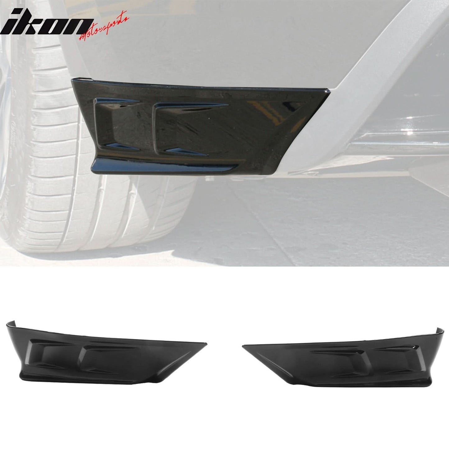 2020-2024 Tesla Model Y All Models Rear Splitter Aprons PP