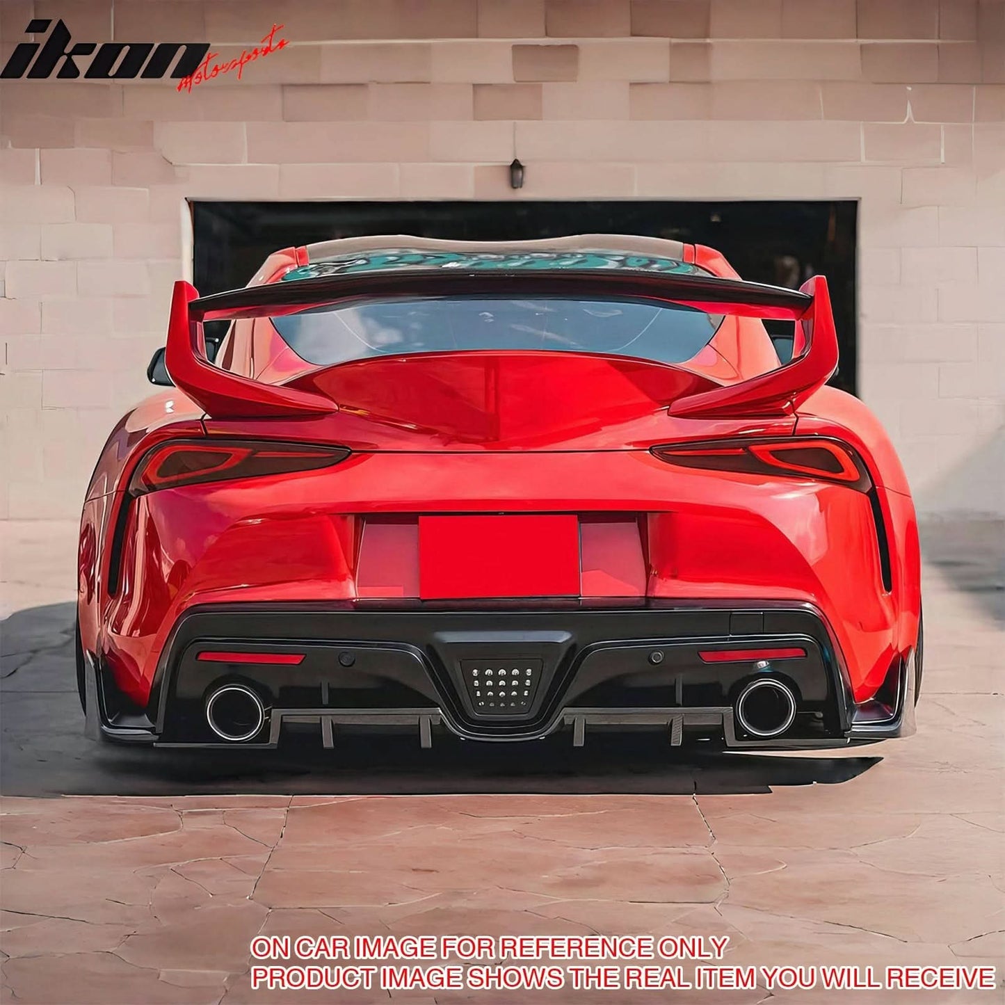 2020-2025 Toyota GR Supra Rear Bumper Splitters AG Carbon Fiber Print