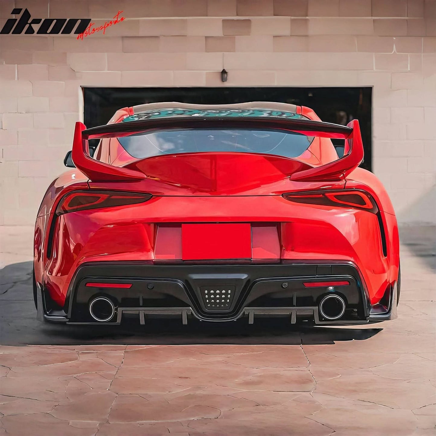 2020-2025 Toyota GR Supra A90 AG Style Rear Aprons Gloss Carbon Fiber
