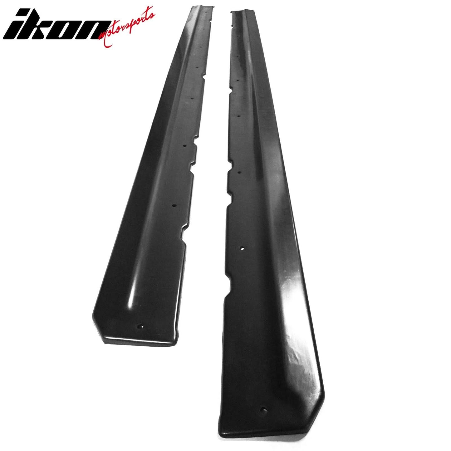 Universal Side Skirts 75" x 5" CDC Style Unpainted BlackÂ Rocker Panel