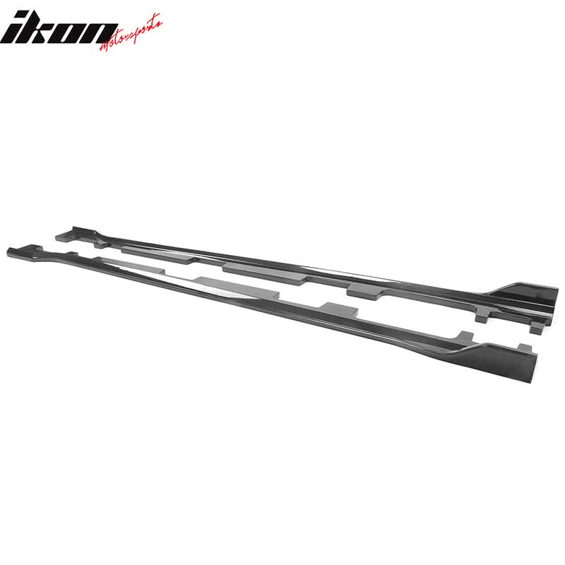 2018-2022 Honda Accord Side Skirts Extension ABS Carbon Fiber Print