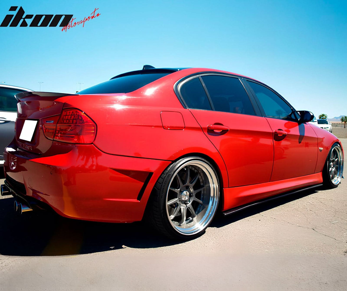2001-2011 BMW 3-Series E46 M3 Side Skirts UL Style PU Unpainted Black