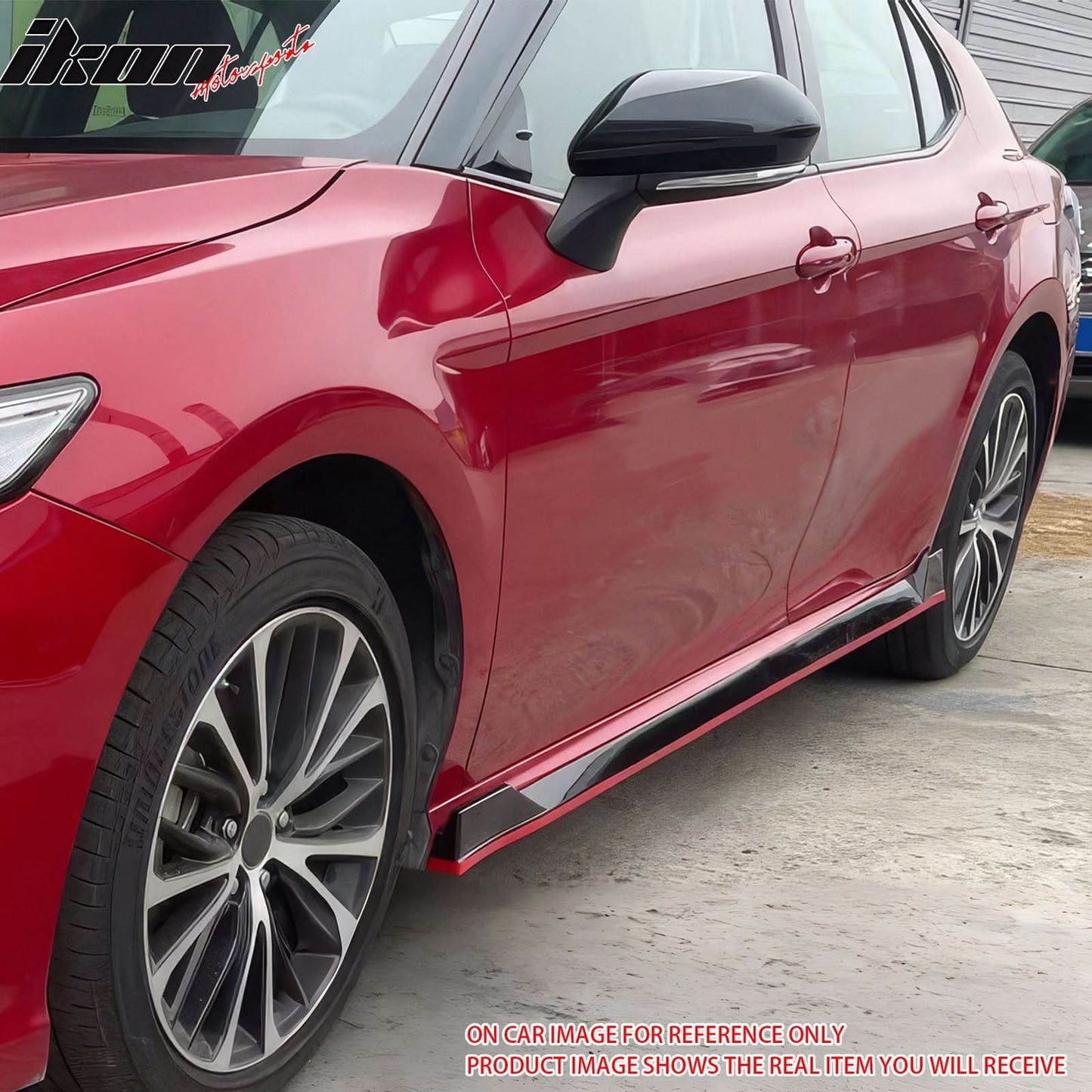 2025-Up Toyota Camry SE XSE TRD Style Side Skirts Carbon Fiber Print