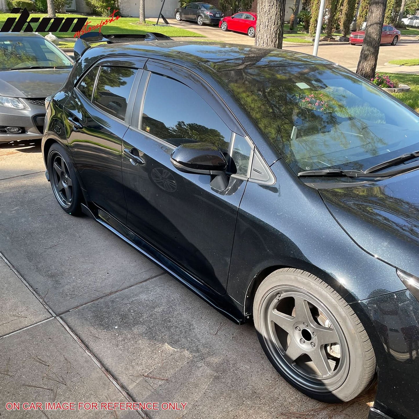 2019-2025 Toyota Corolla T Style Matte Black Side Skirts Rocker Pannel