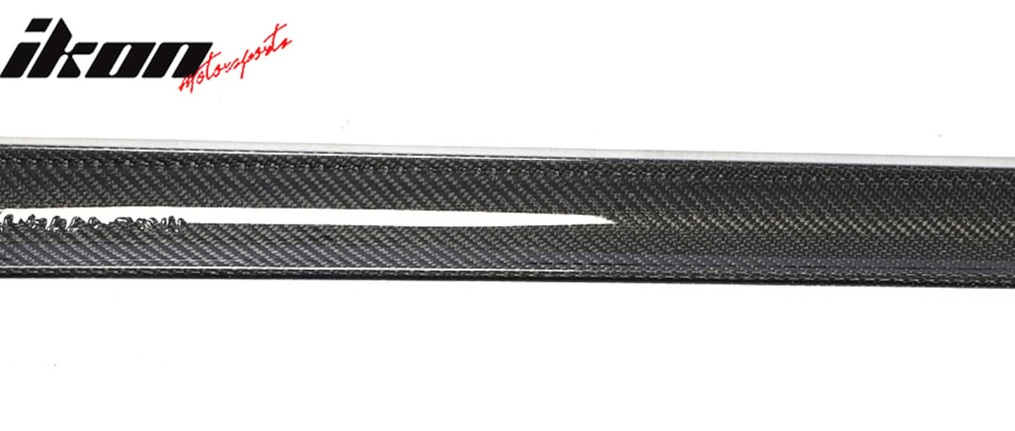2021-2025 Tesla Model S Gloss Black Revozport Side Skirts Carbon Fiber