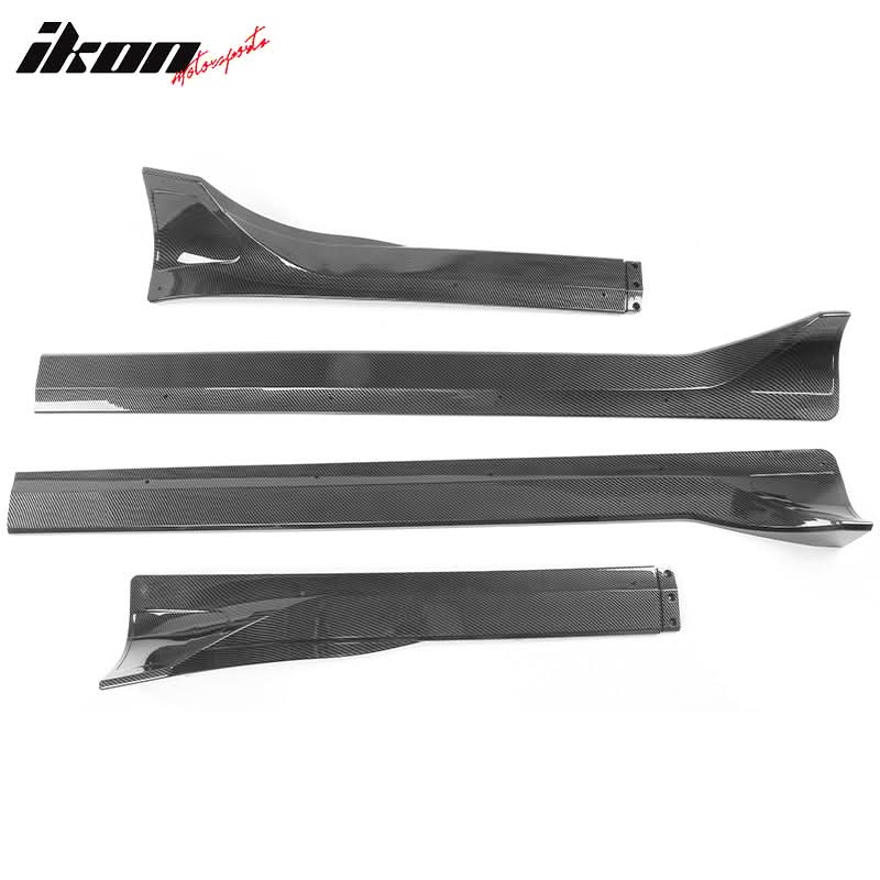 Side Skirts for 2020-2024 Tesla Model Y ABS Plastic Rocker Panel