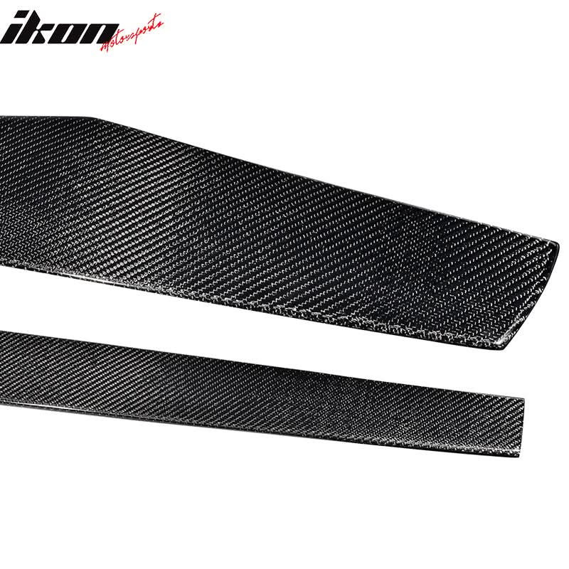 2013-2016 Dodge Dart 77.5 Inch Side Skirts Extension Carbon Fiber Pair
