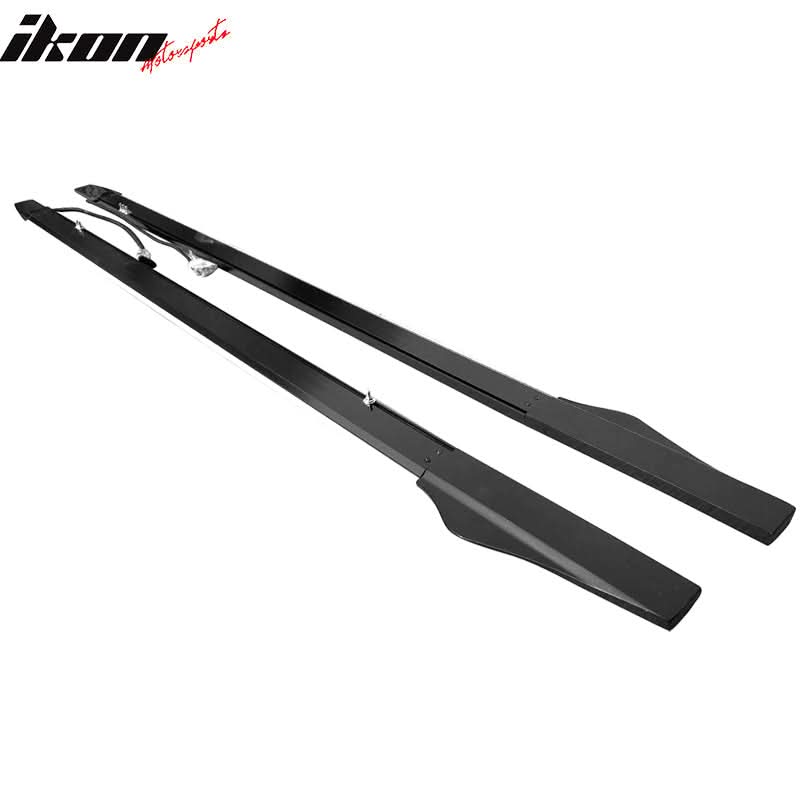 Universal 77.5" Type 1 Side Skirts Lighting Step Extension Aluminum