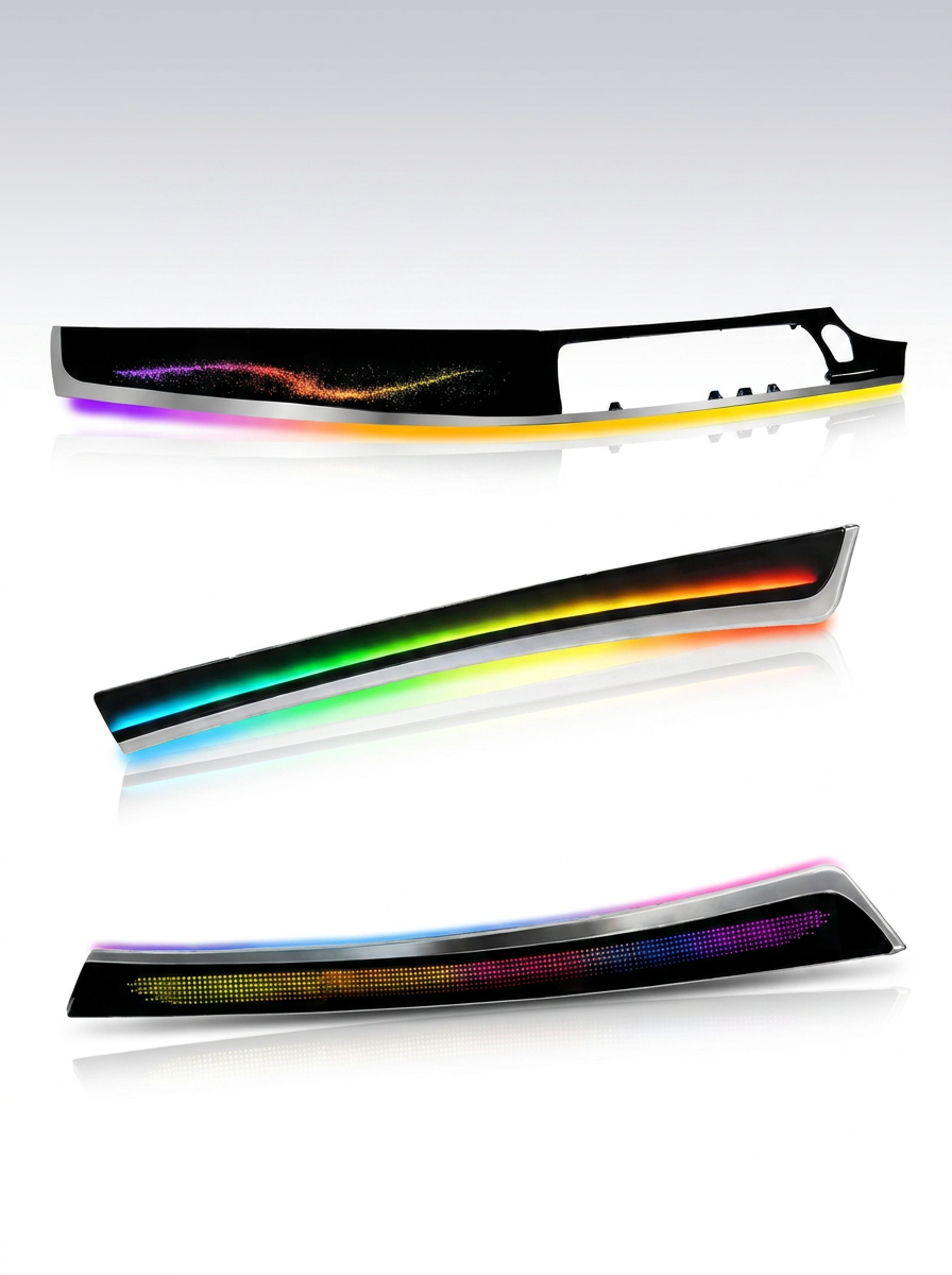 BMW 5 Series F10 / F11 / F18 RHD Interior 64-Color Dynamic Symphony LED Ambient Light Kit 2010 - 2018