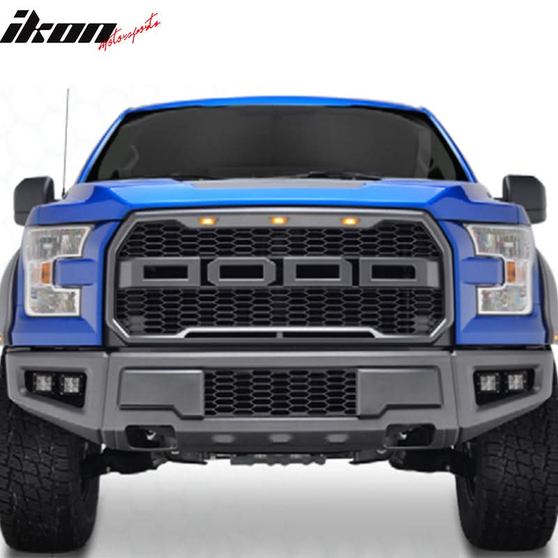 2015-2017 Ford F150 New R Style Gray Front Bumper Cover