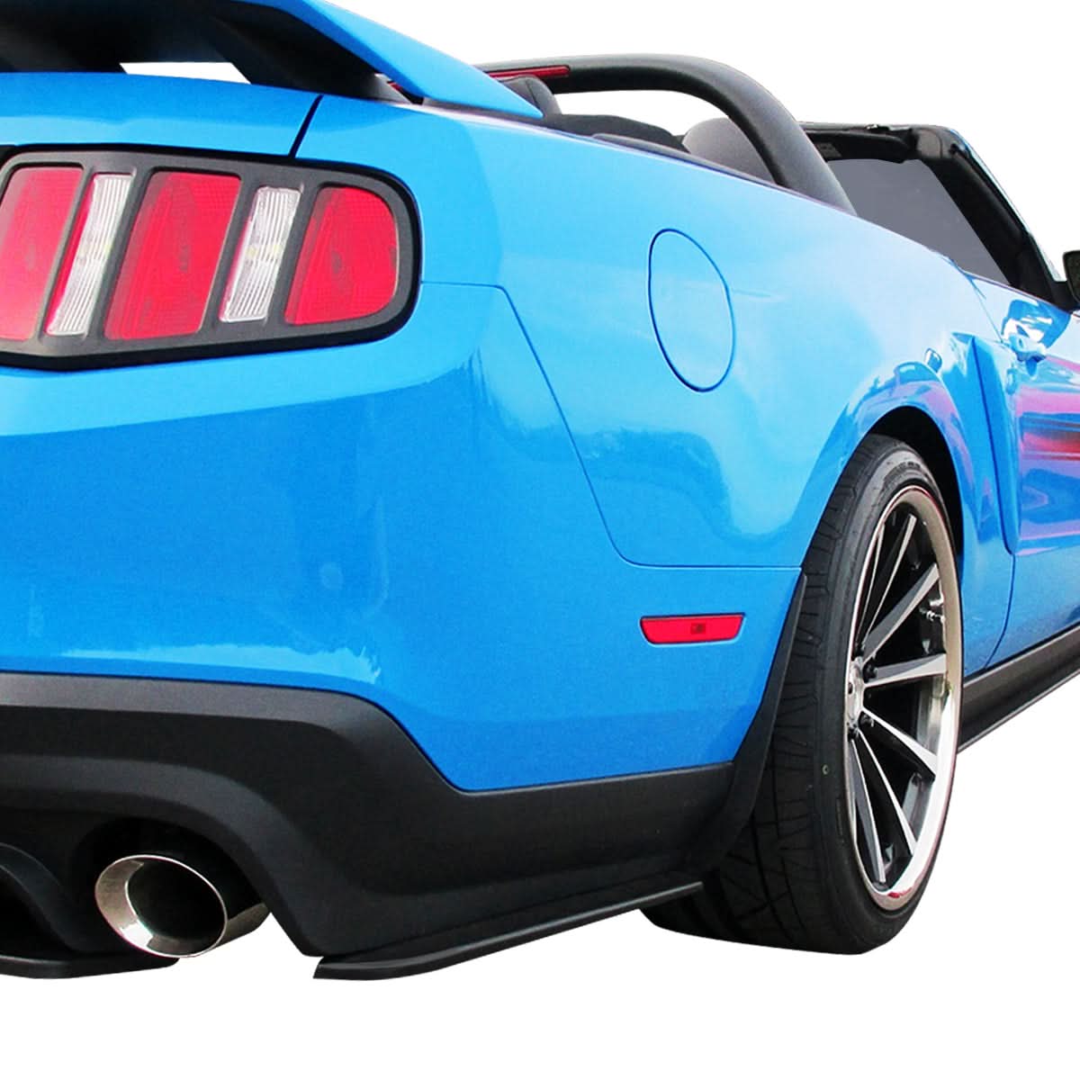 13-14 Ford Mustang RP Style Side Splitters - Matte Black