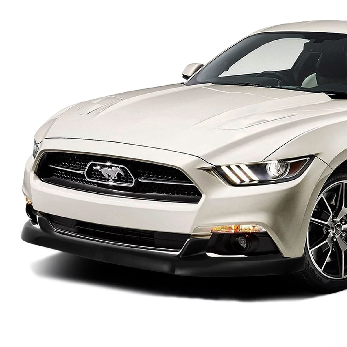 2015-2017 Ford Mustang Front Bumper Lip - Matte Black