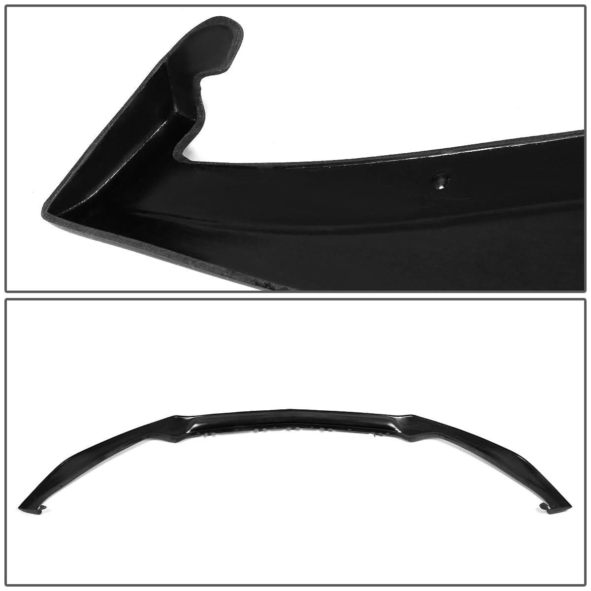 2015-2017 Ford Mustang GT Style Front Bumper Lip - Matte Black