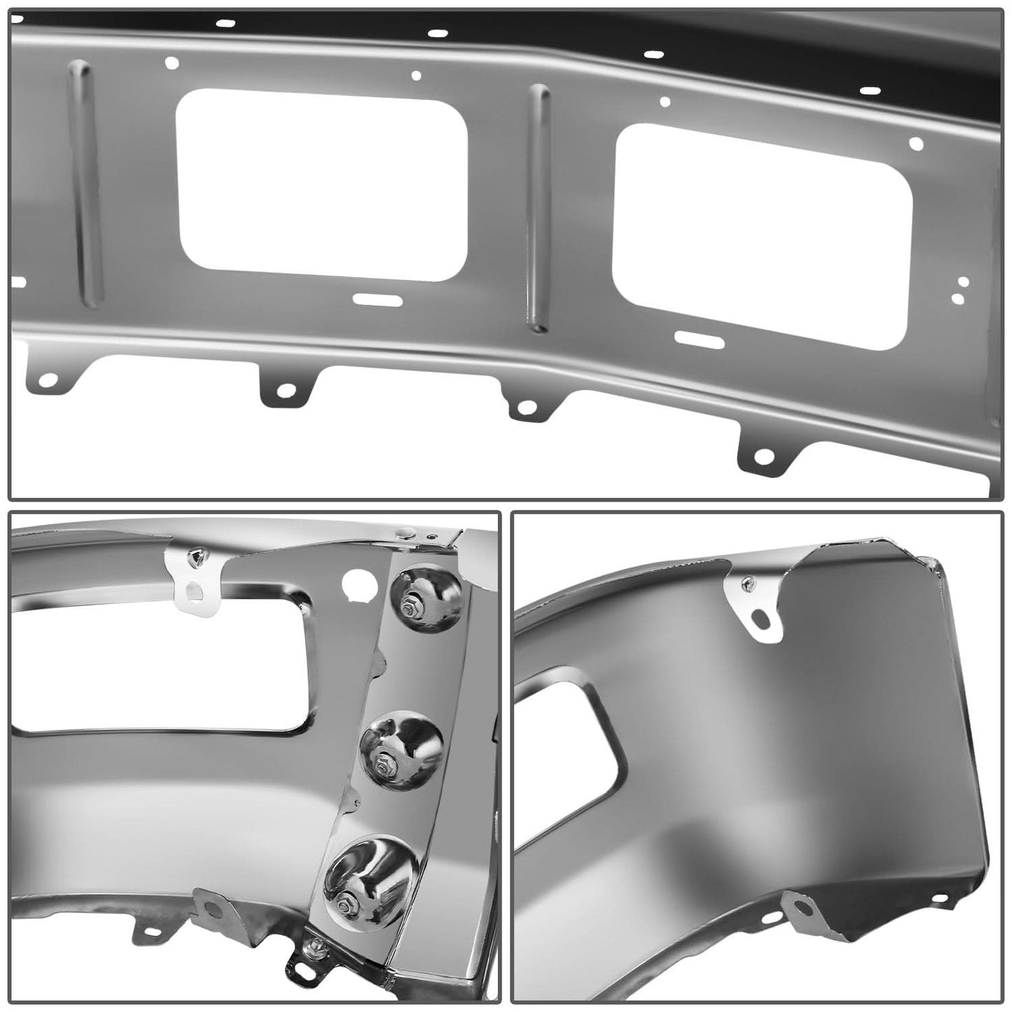 2014-2015 Chevrolet Silverado 1500 Chrome Front Bumper Cover