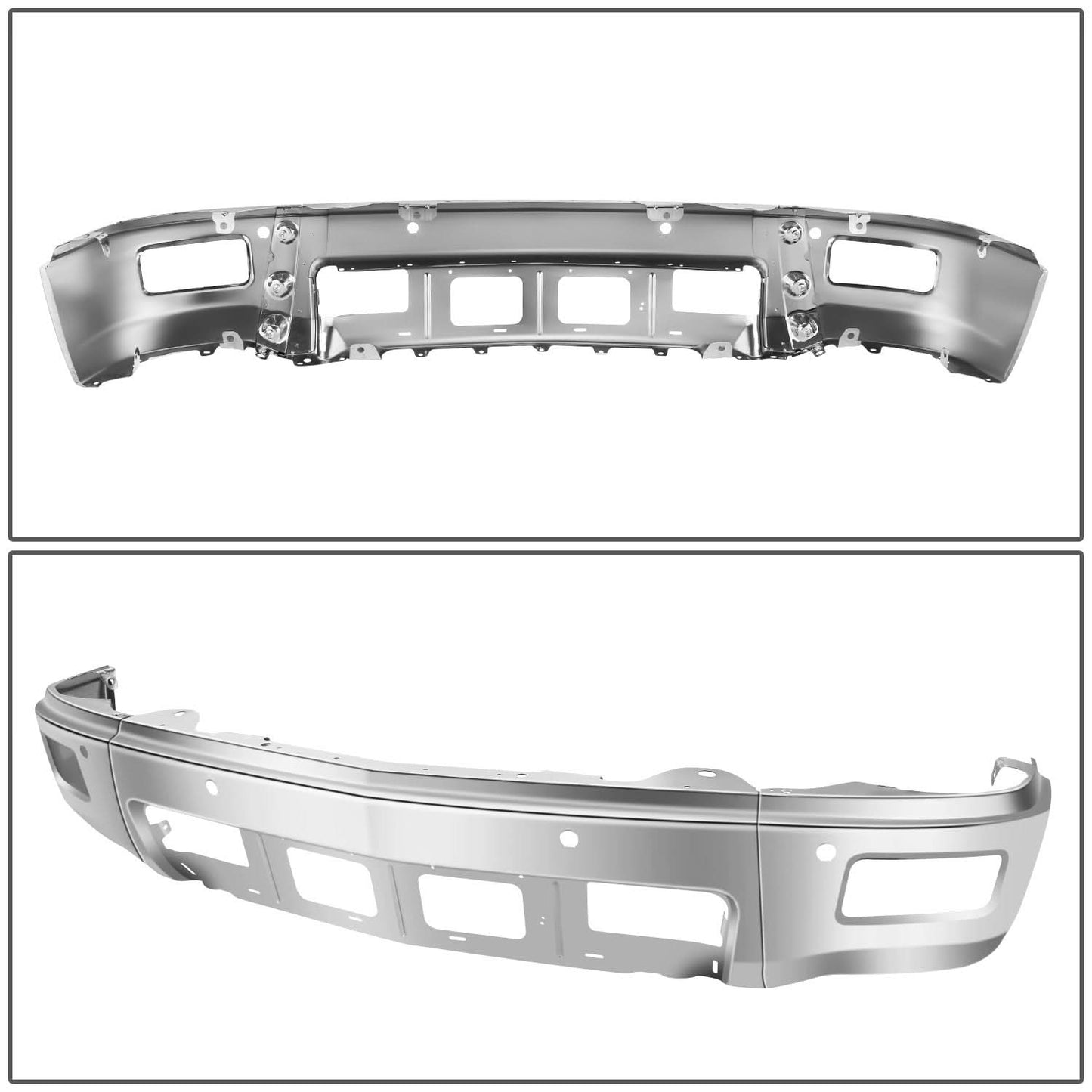 2014-2015 Chevrolet Silverado 1500 Chrome Front Bumper Cover