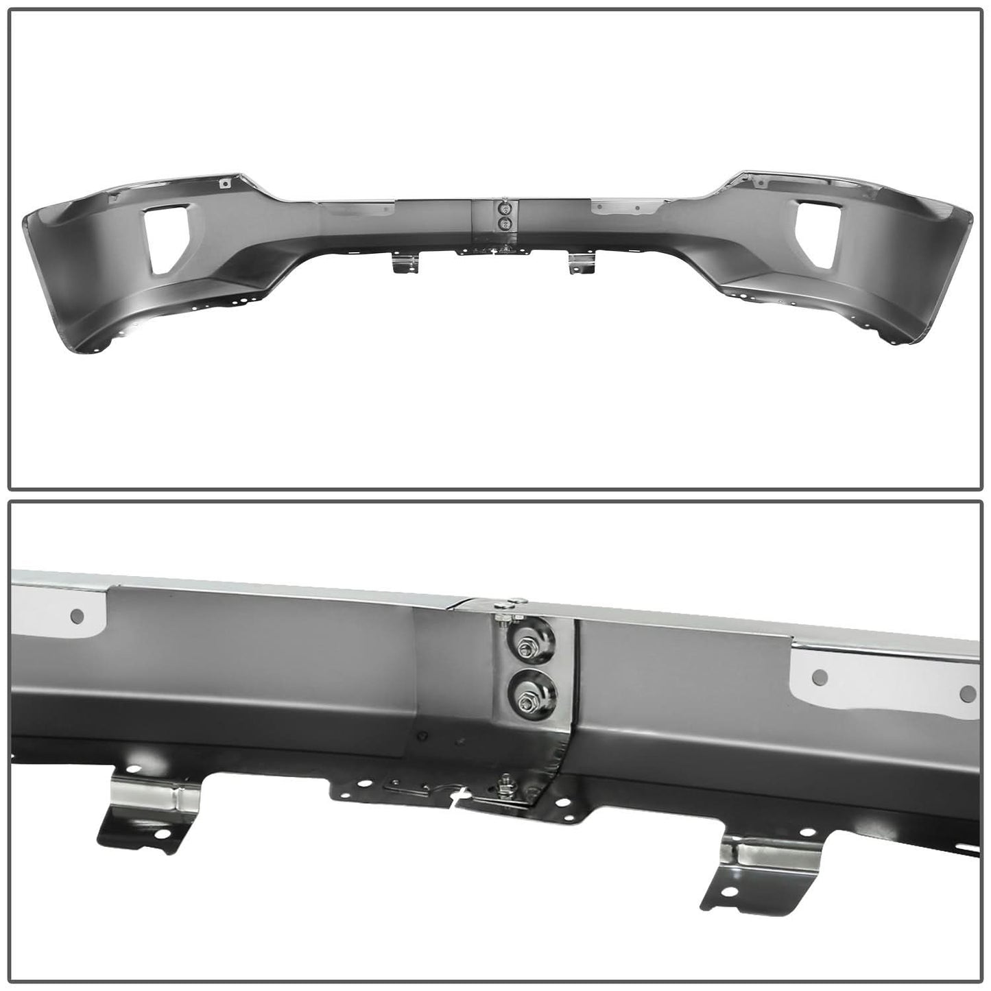 2016-2018 Chevrolet Silverado 1500 Front Bumper Cover Chrome w/ Fog