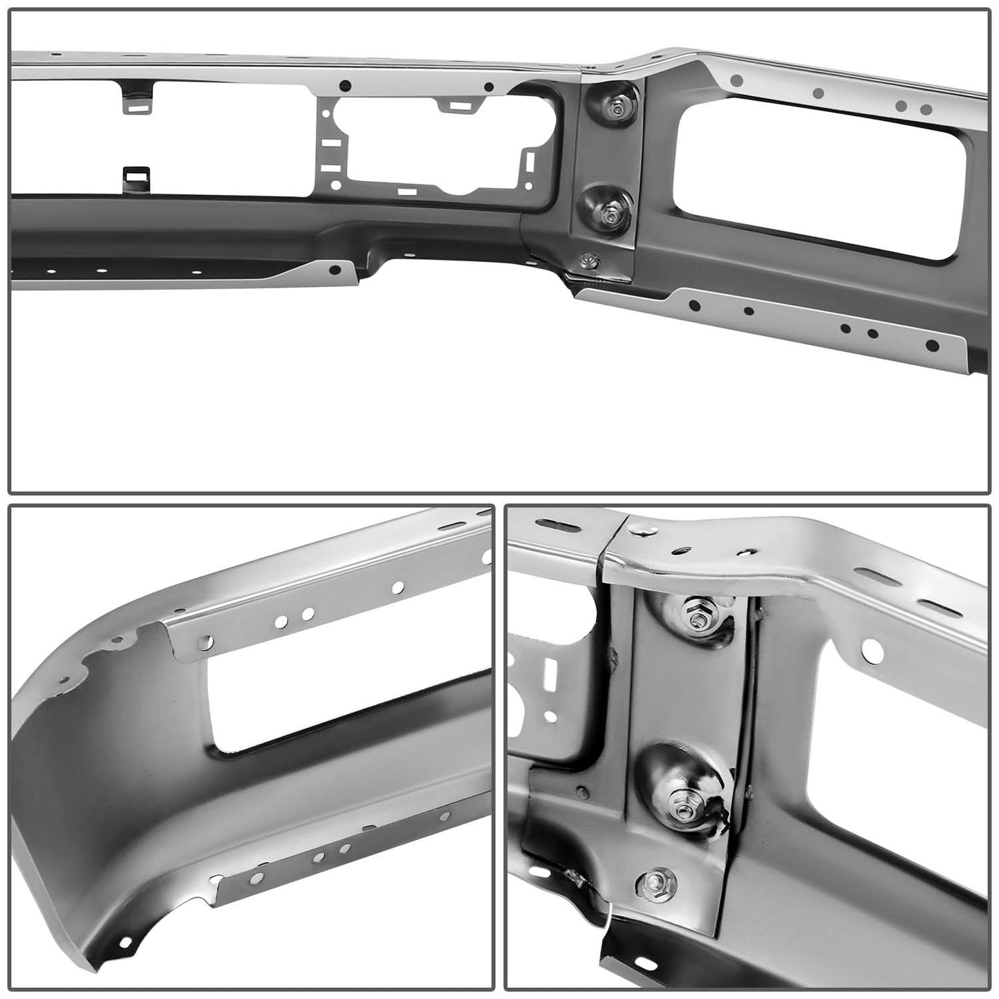 2018-2020 Ford F-150 Front Bumper Cover w/ Fog Lamps - Stamped Steel