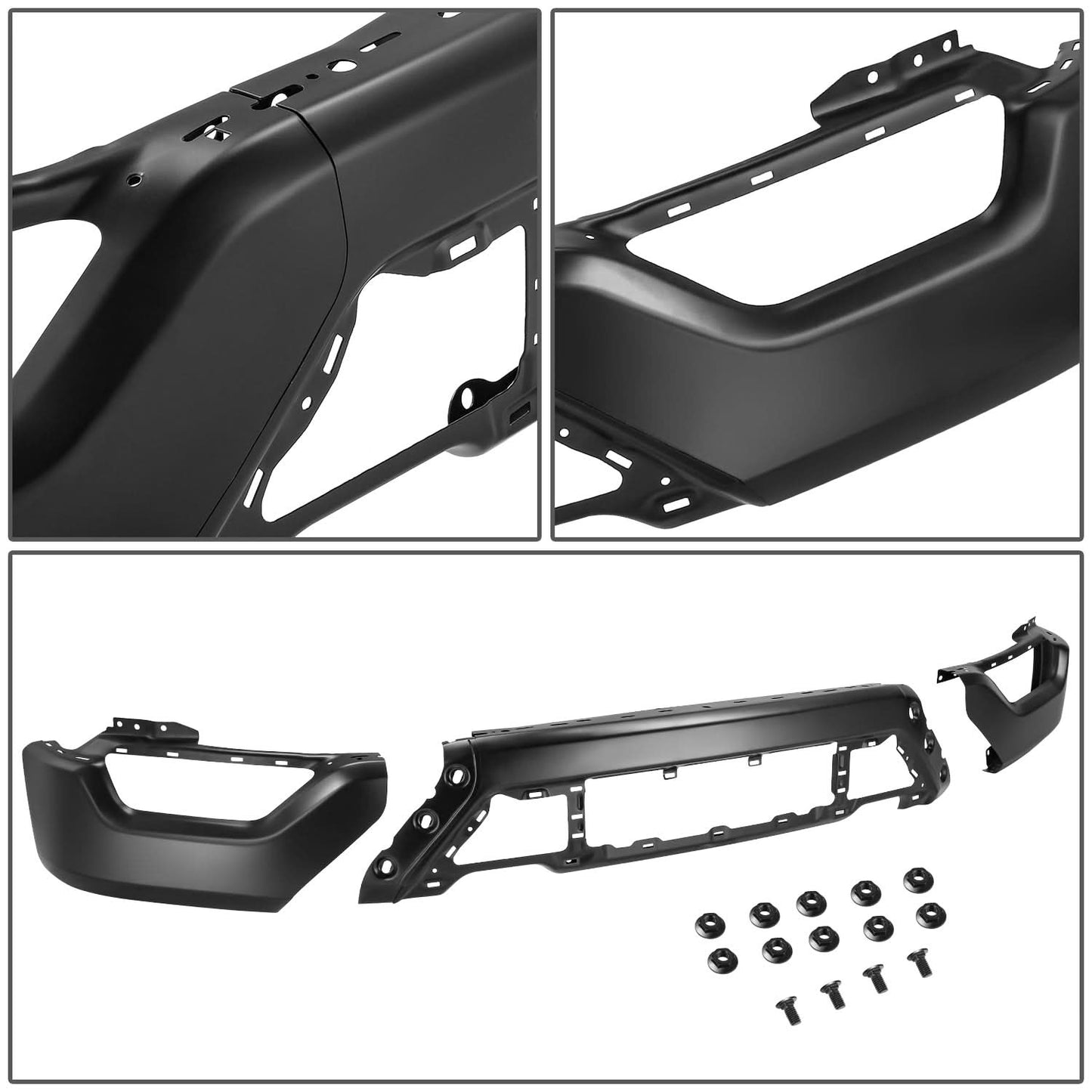 2021-2023 Ford F-150 Front Bumper Cover w/o Parking Sensor Holes