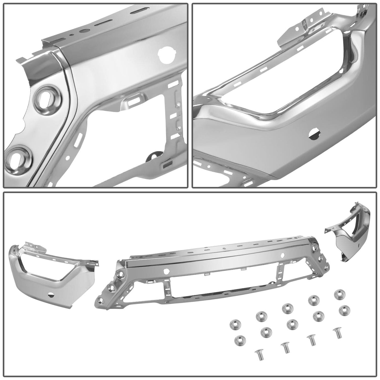 2021-2023 Ford F-150 Front Bumper Cover Stamped Steel
