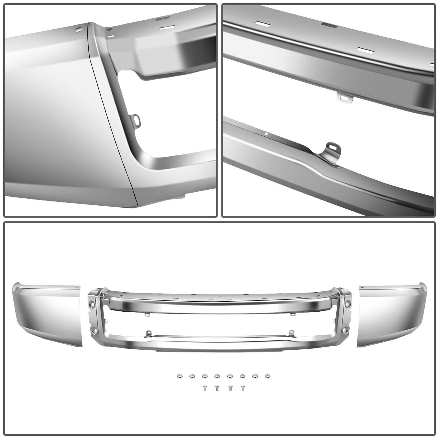 2020-2022 Ford F-250/F-350 Super Duty Chrome Front Bumper Cover