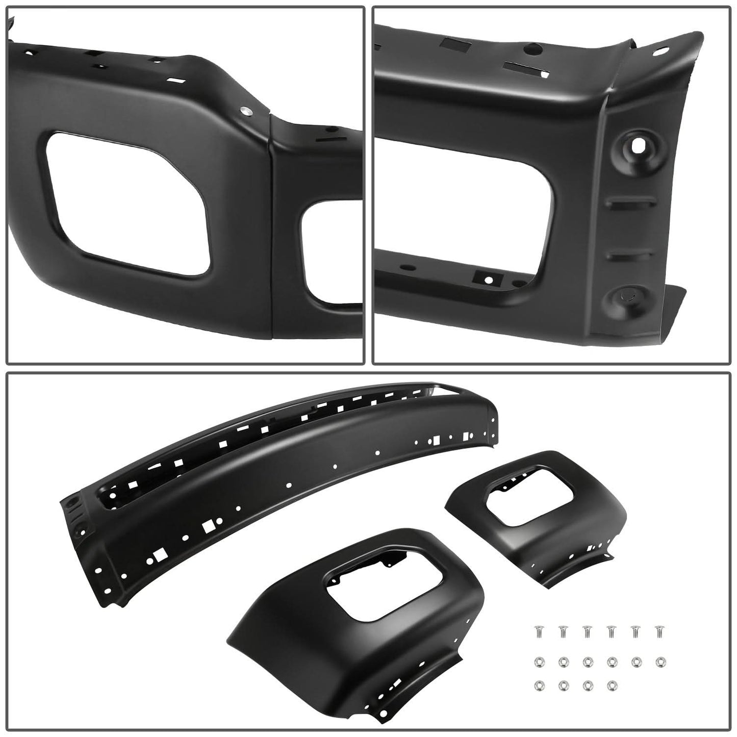 2011-2016 Ford F-250/F-350 Super Duty Front Bumper Cover - Black