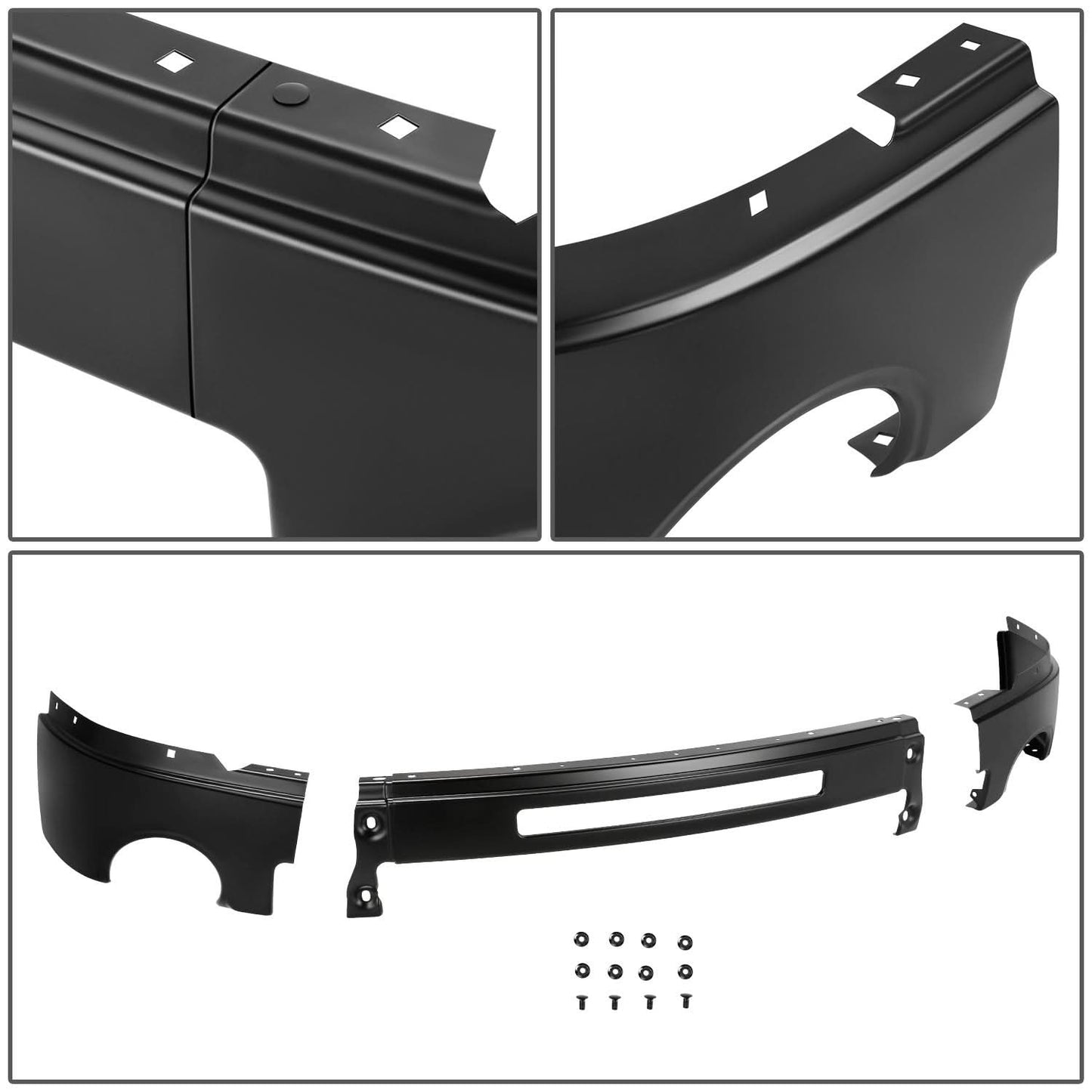 2007-2013 GMC Sierra Front Bumper Cover w/ Fog Lamps & Tow Package