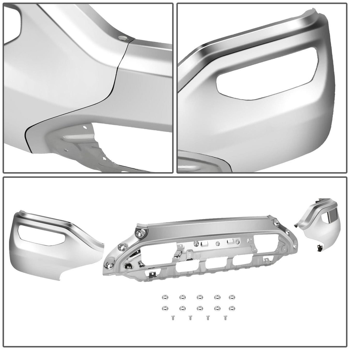 2016-2018 GMC Sierra 1500 Front Bumper Cover - Stamped Steel