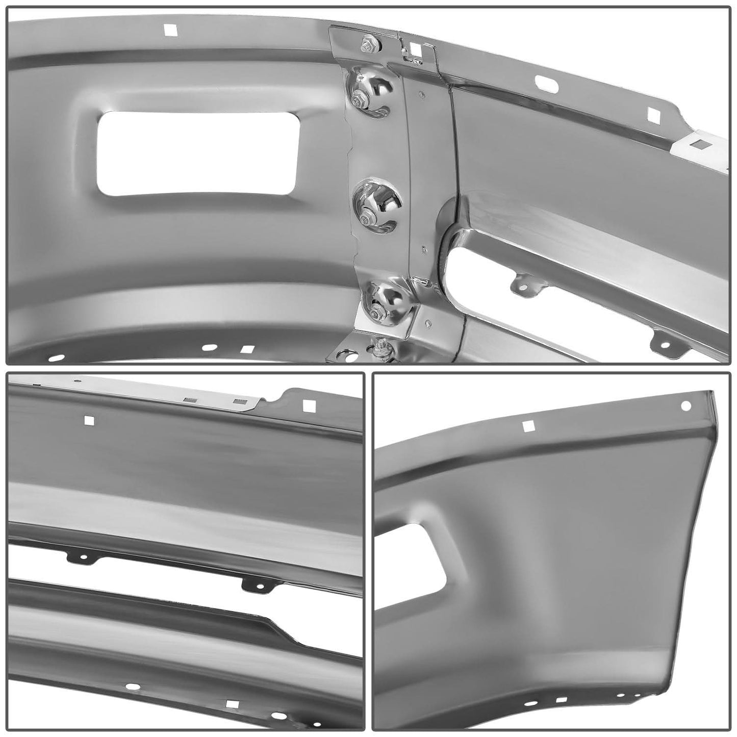 2009-2012 Dodge Ram 1500 Chrome Front Bumper Cover w/ Fog Lamp Cutouts