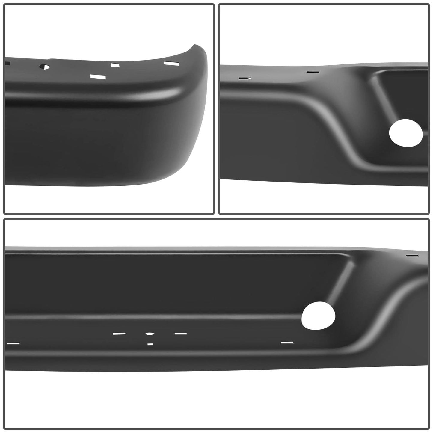 1996-2023 Chevrolet Express Rear Bumper Cover - Black