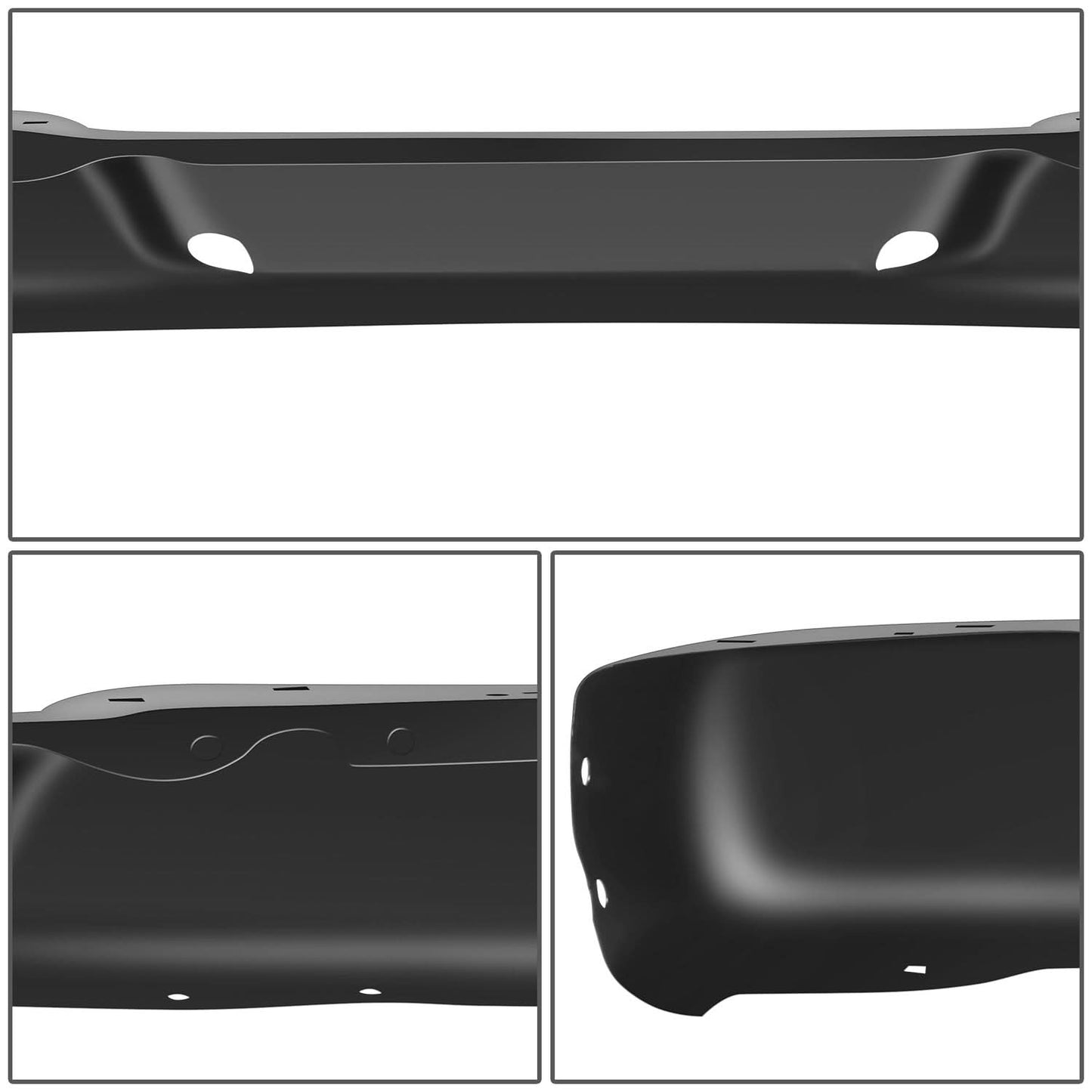 1996-2023 Chevrolet Express Rear Bumper Cover - Black