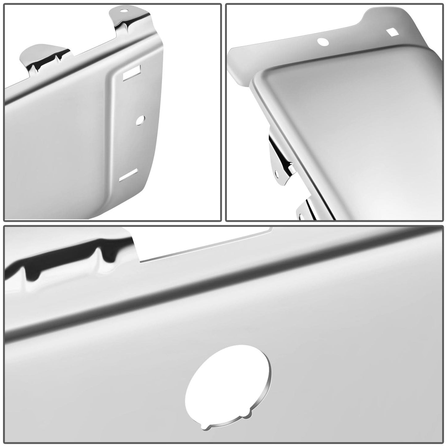 07-14 Chevrolet Silverado GMC Sierra Rear Bumper Cover Chrome