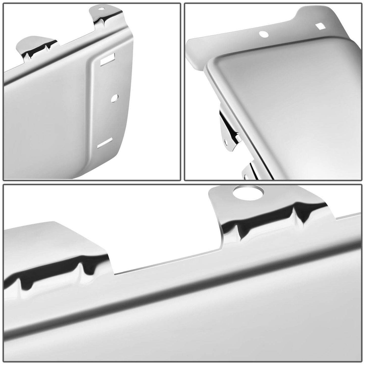 2007-2014 Chevrolet Silverado GMC Sierra Rear Bumper Cover Chrome