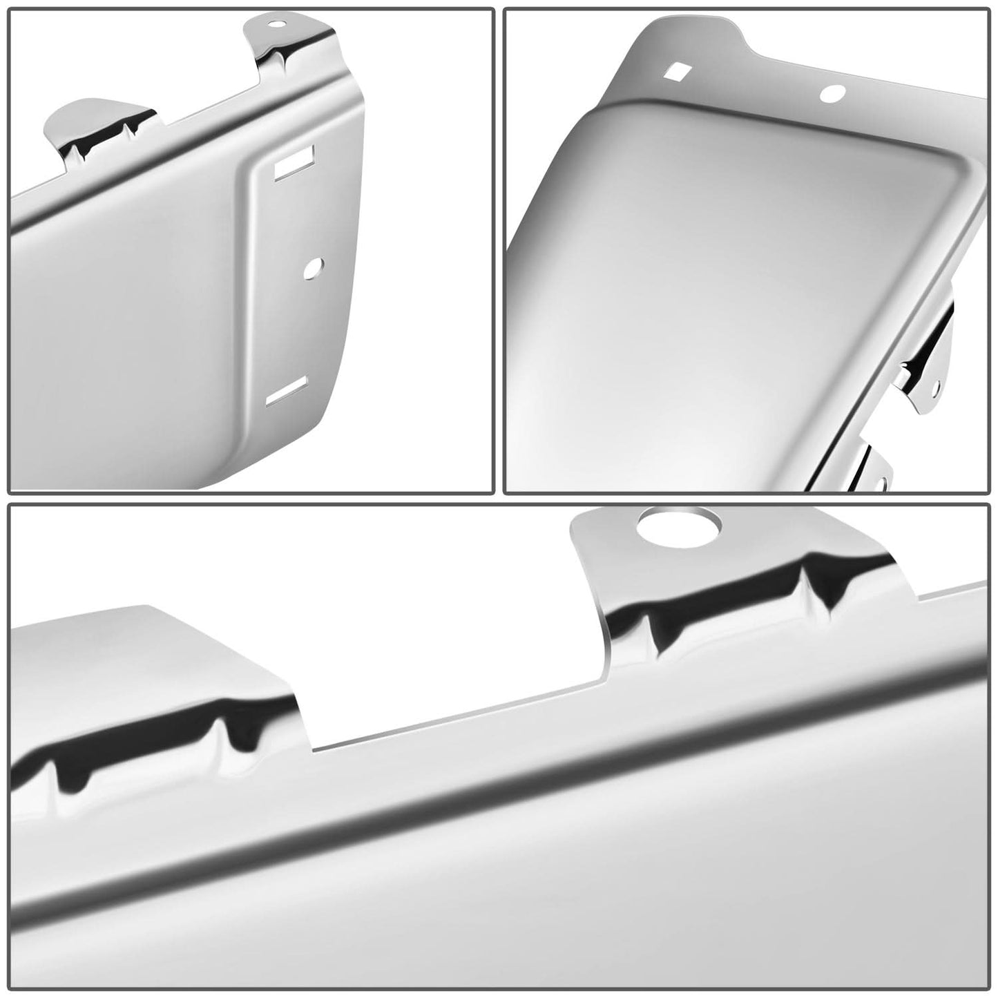 07-14 Chevrolet Silverado GMC Sierra Rear Bumper Cover Chrome