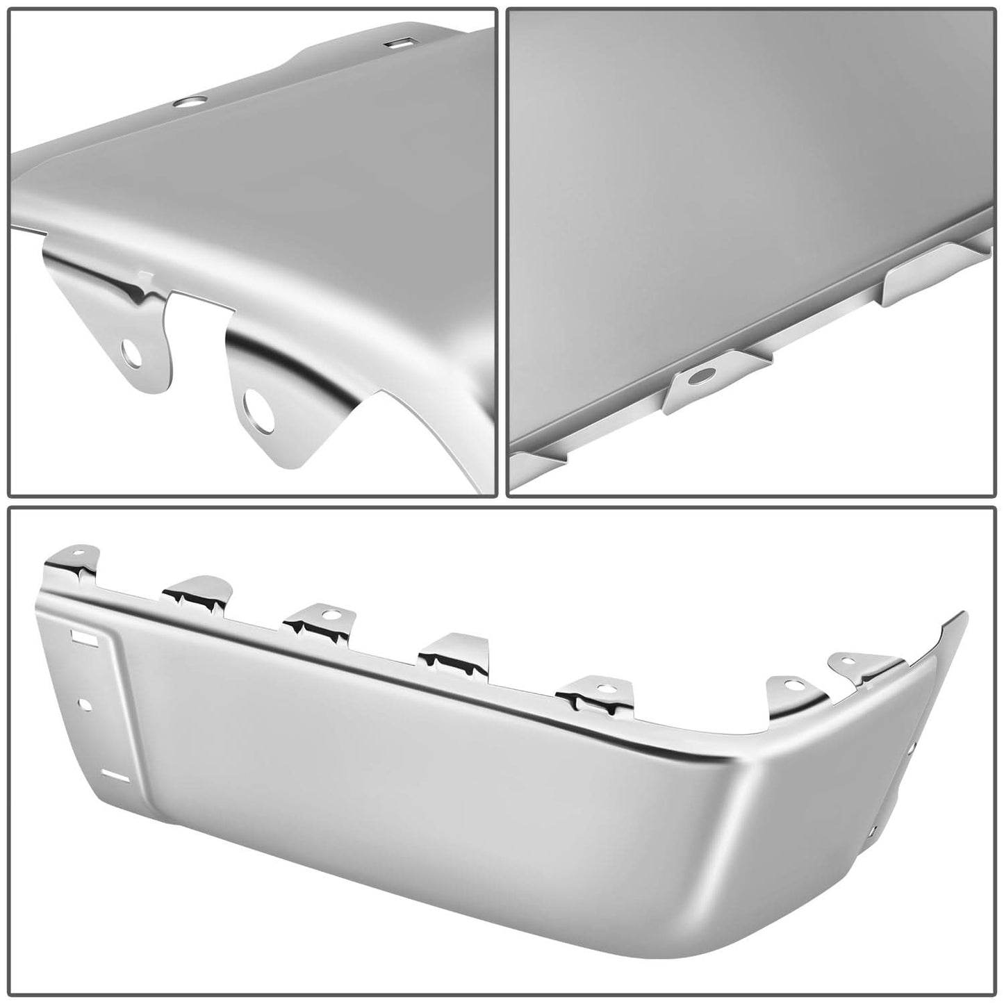 2007-2013 Chevrolet Silverado GMC Sierra Rear Bumper Cover Chrome