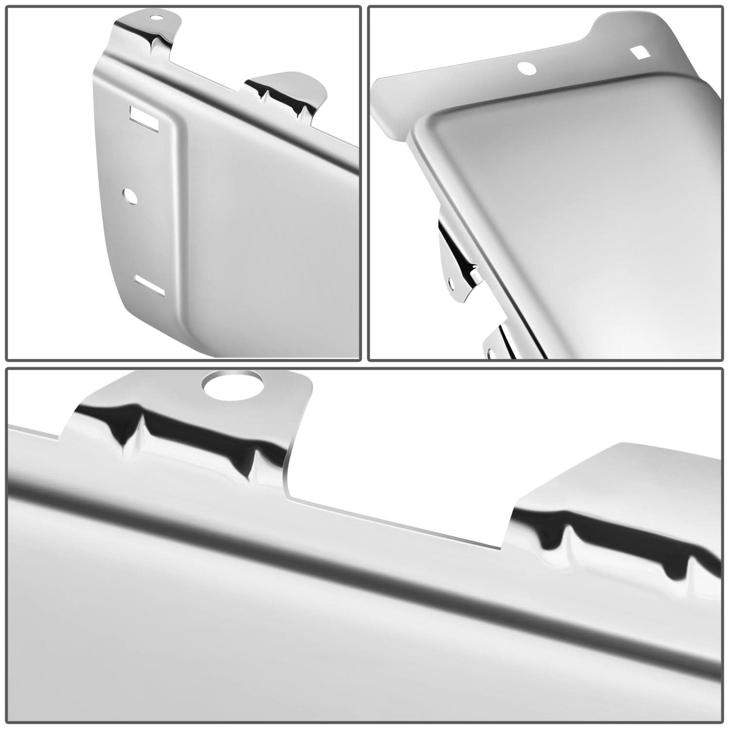 2007-2013 Chevrolet Silverado GMC Sierra Rear Bumper Cover Chrome