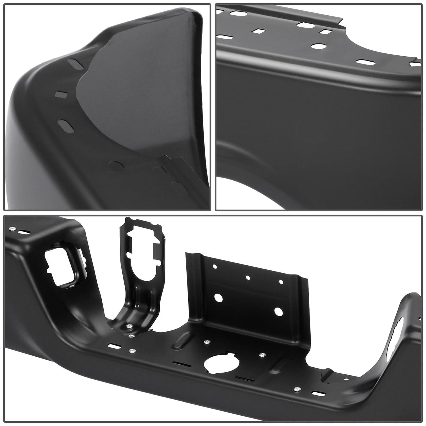 09-24 Dodge Ram 1500 Rear Bumper Bar with Dual Exhaust Black