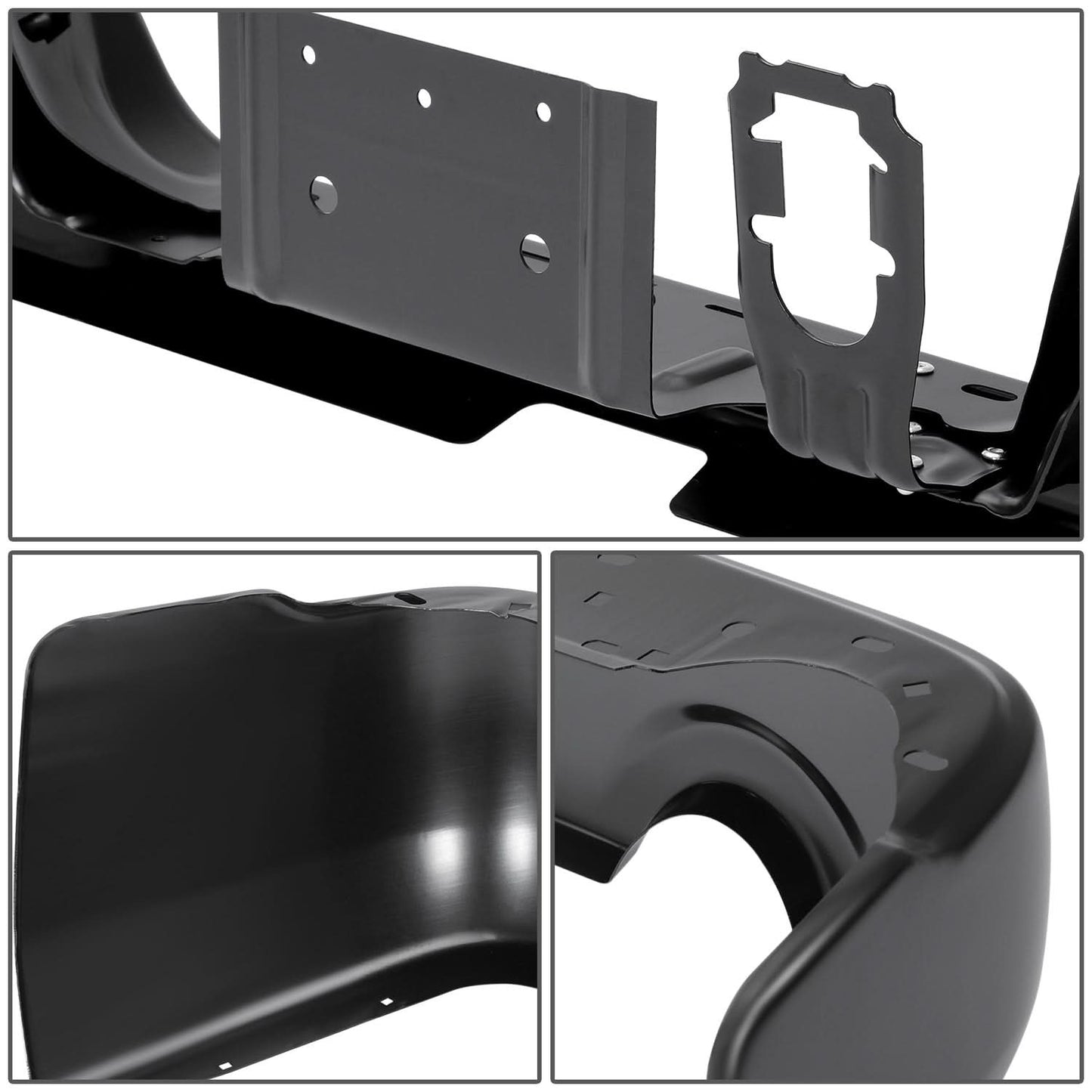 09-24 Dodge Ram 1500 Rear Bumper Bar with Dual Exhaust Black