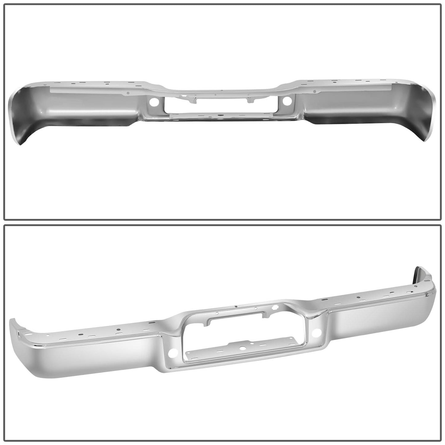 2004-2006 Ford F-150 Chrome Rear Bumper Cover - Fleetside